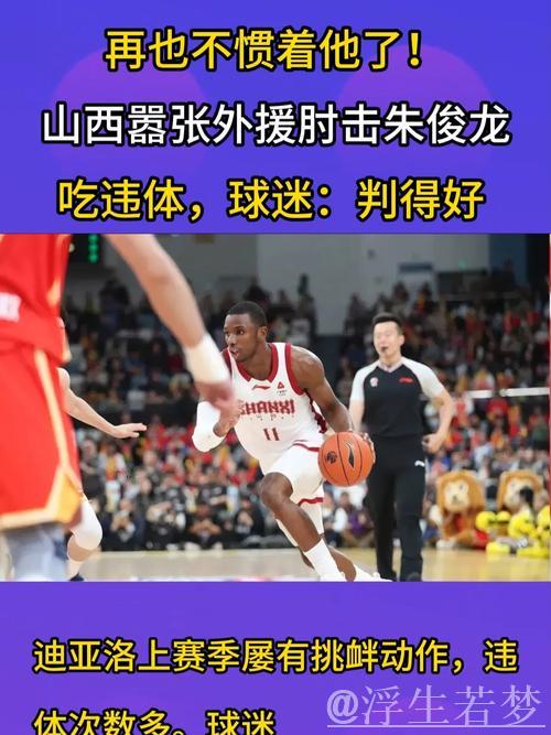 山西外援肘击朱俊龙被判违体犯规,球迷力挺裁判:做得对! 山西外援肘击朱俊龙被判违体犯规,球迷力挺裁判:做得对!